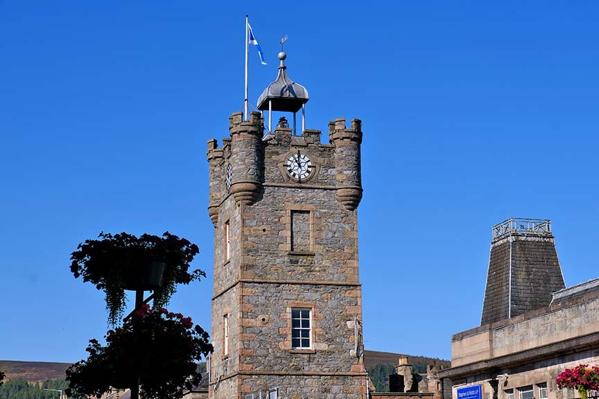 Dufftown Whisky Capital of the World, Located in Speyside Region of Scotland