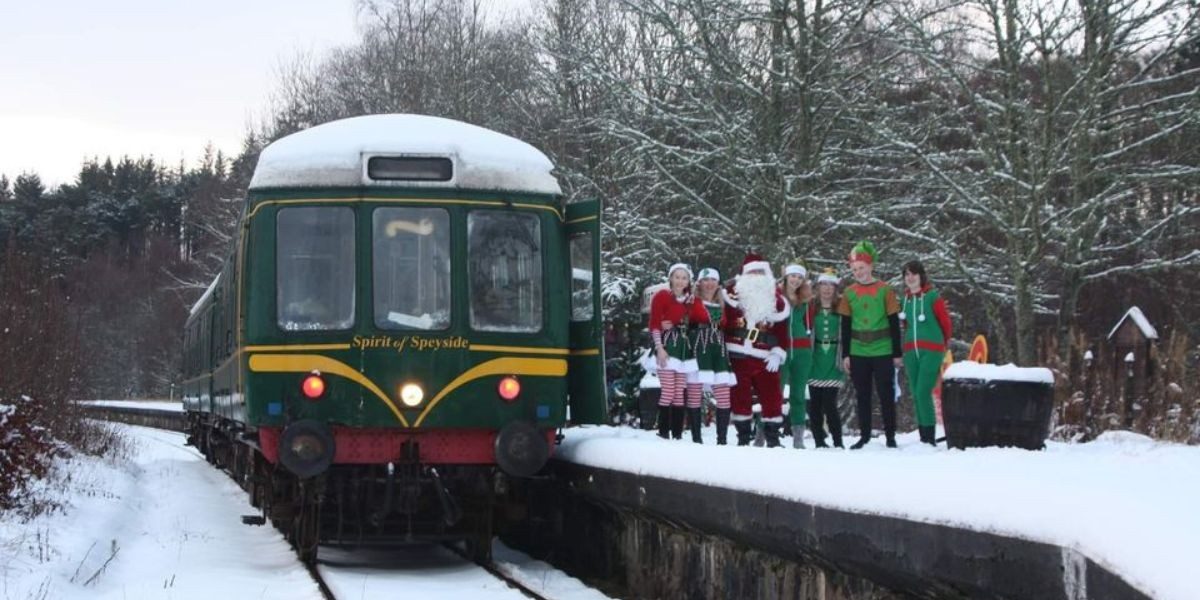 Dufftown to Keith Railway Santa Winter Special